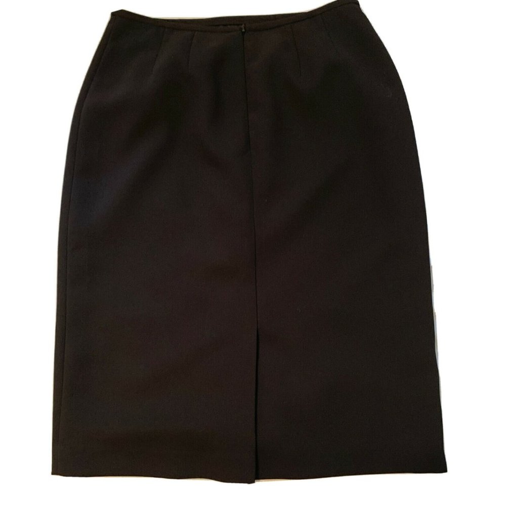 Jones Studio Straight Black Knee Length Size 4